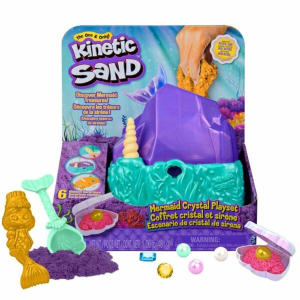 Kinetic Sand Mermaid Crystal Playset Multicolored 6064333